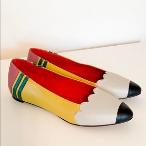 Jeffrey Campbell | Pencil Me In Leather Flats 7M